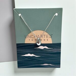 Uncharted Threads Silver Mini Bean Pendant Necklace